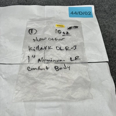 New | in-Stock Killark OLR-3 Electrical Fittings California US | Davliegogo LLC #1705685