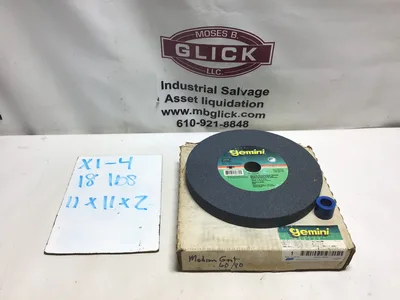 Norton Gemini 66253160789 Bench & Pedestal Grinding Wheel Max 2485 RPM 60/80 Grit