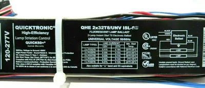 LOT OF 4 NEW SYLVANIA QHE 2X32T8/UNV ISL-SC BALLASTS QHE2X32T8UNVISLSC