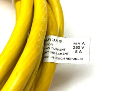 USED ALLEN-BRADLEY SER. A SINGLE ENDED CORDSET M23 12-PIN 20' LENGTH
