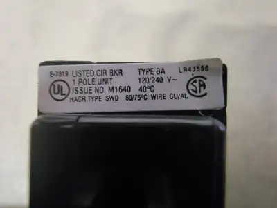 Used CUTLER-HAMMER BA120 Switchgears British Columbia CA | Lenmark #367188