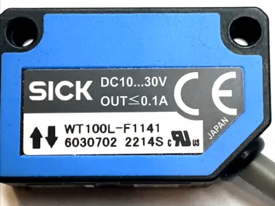 USED SICK PHOTOELECTRIC PROXIMITY SENSOR, ENERGETIC, LASER, 6030702