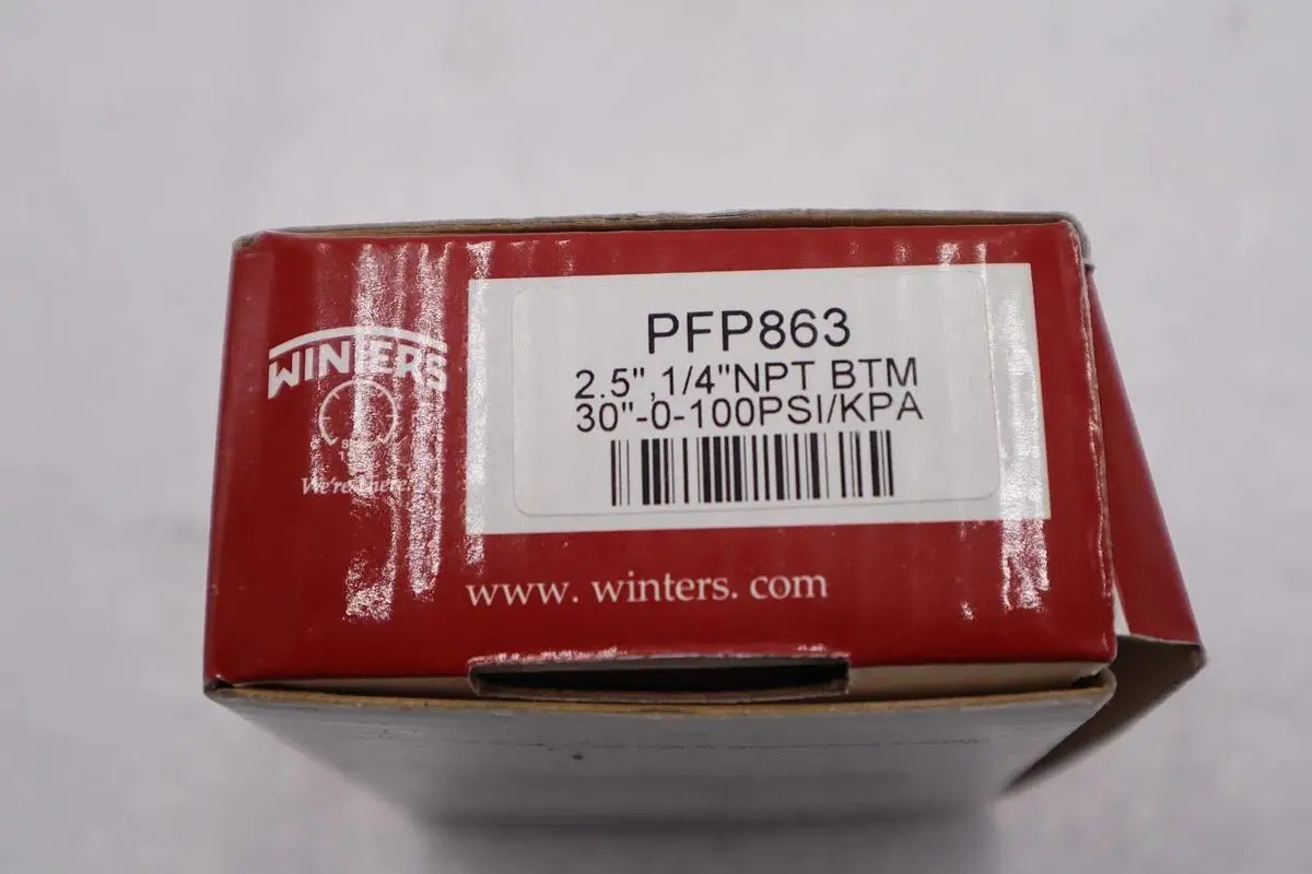 WINTERS PFP863 / PFP863 PRESSURE GAUGE STOCK B-1580