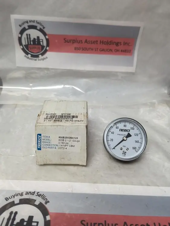 New | in-Stock TRERICE 800B2502BA120 Universal Pressure Meters Ohio US | Surplus Asset Holdings #1246956