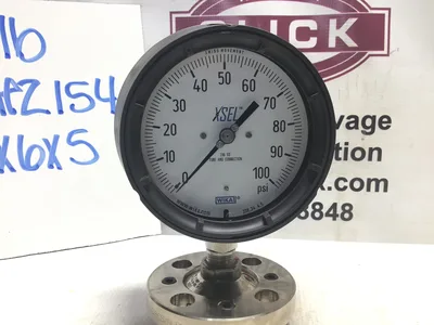 Wika 316 SS Pressure Gauge Tube and Connection 0-100Psi
