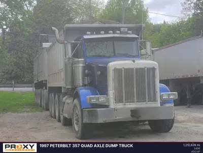 Used 1997 PETERBILT 357 QUAD AXLE DUMP TRUCK Dump trucks Michigan US | Proxy Equipment #1388960