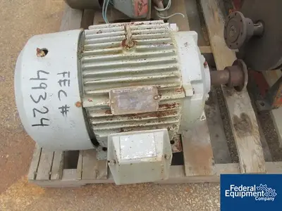 USED Wanner Engineering Stan-Cor Pump Impeller With motor, KYNAR