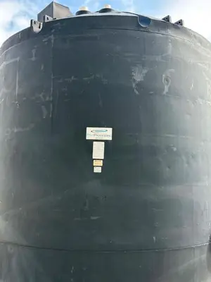 Tank, 13,650 Gallon, XLPE Polyethylene, Vertical Storage, #5991779