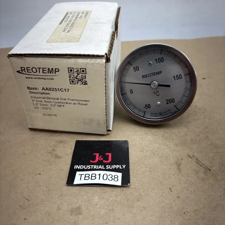 New | in-Stock REOTEMP AA0251C17 Temperature Monitoring Indiana US | J&J Industrial Supply #935849