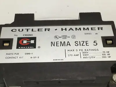 USED CUTLER HAMMER C10GN3