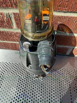 USED ITT PURE-FLO A217 DIAPHRAGM VALVES 90PSI W/ 1 1/2" SANITARY FITTING