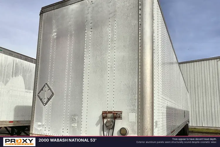 Used 2000 WABASH NATIONAL 53' Box Trailers Indiana US | Proxy Equipment #1385040