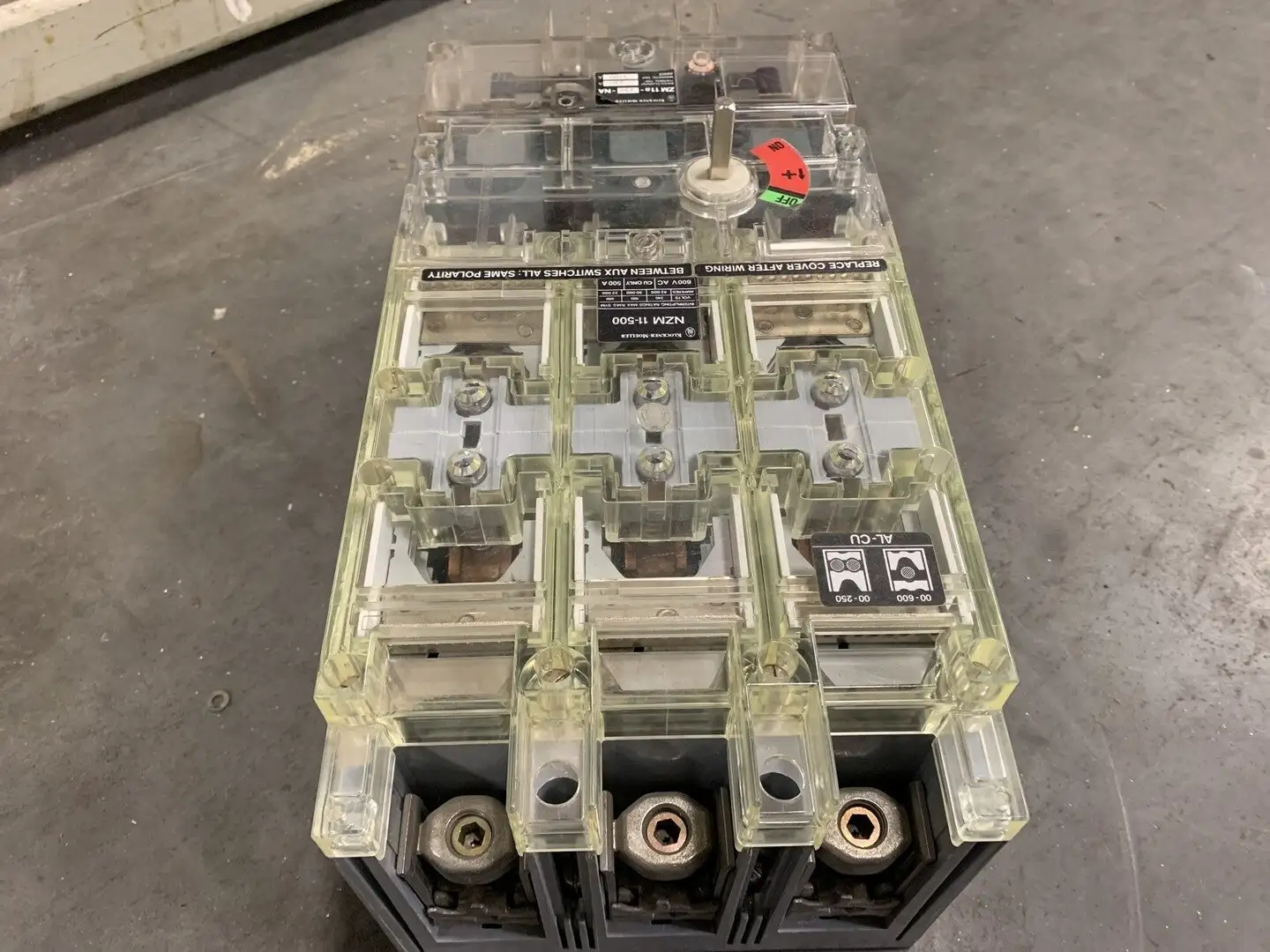 USED KLOCKNER-MOELLER NZM11-500/ZM12A-1000-NA