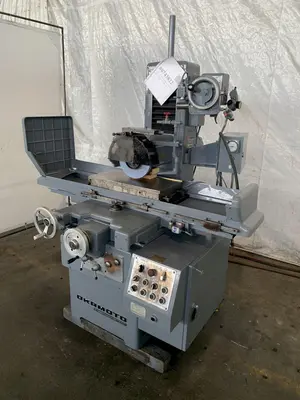 12" X 24" OKAMOTO ACCUGAR 124N HYDRAULIC SURFACE GRINDER. STOCK # 0743822.