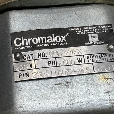 USED Chromalox 290-116072-465