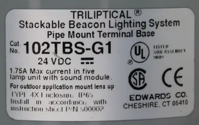 USED EDWARDS CO 102TBS-G1