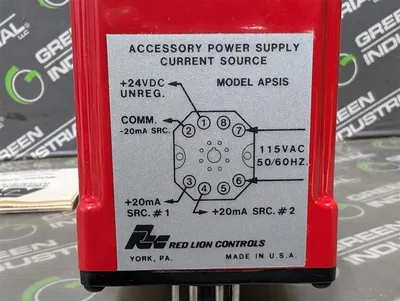 Red Lion Controls APSIS000 Octal Plug-In Power Supply Module 12VDC New NIB