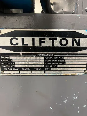 1983 CLIFTON 200 4 Post Hydraulic Press | Universal Press & Machinery (UPM) (2)