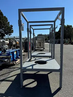 Unloader, Supersack, Frame for Holding Bulk Bags, #5990967