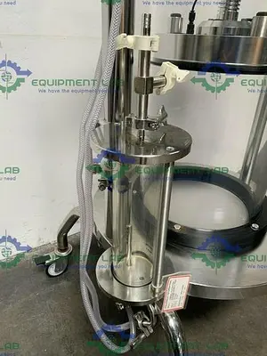 USED 2008 MILLIPORE QUIKSCALE 350 X 800 GL105002 CHROMATOGRAPHY COLUMN W/ BUBBLE TRAP 74 L