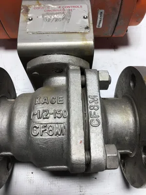 Kace F1 680 Floating Ball valve 1 1/2″-150 316 Stainless steel Bettis Actuator