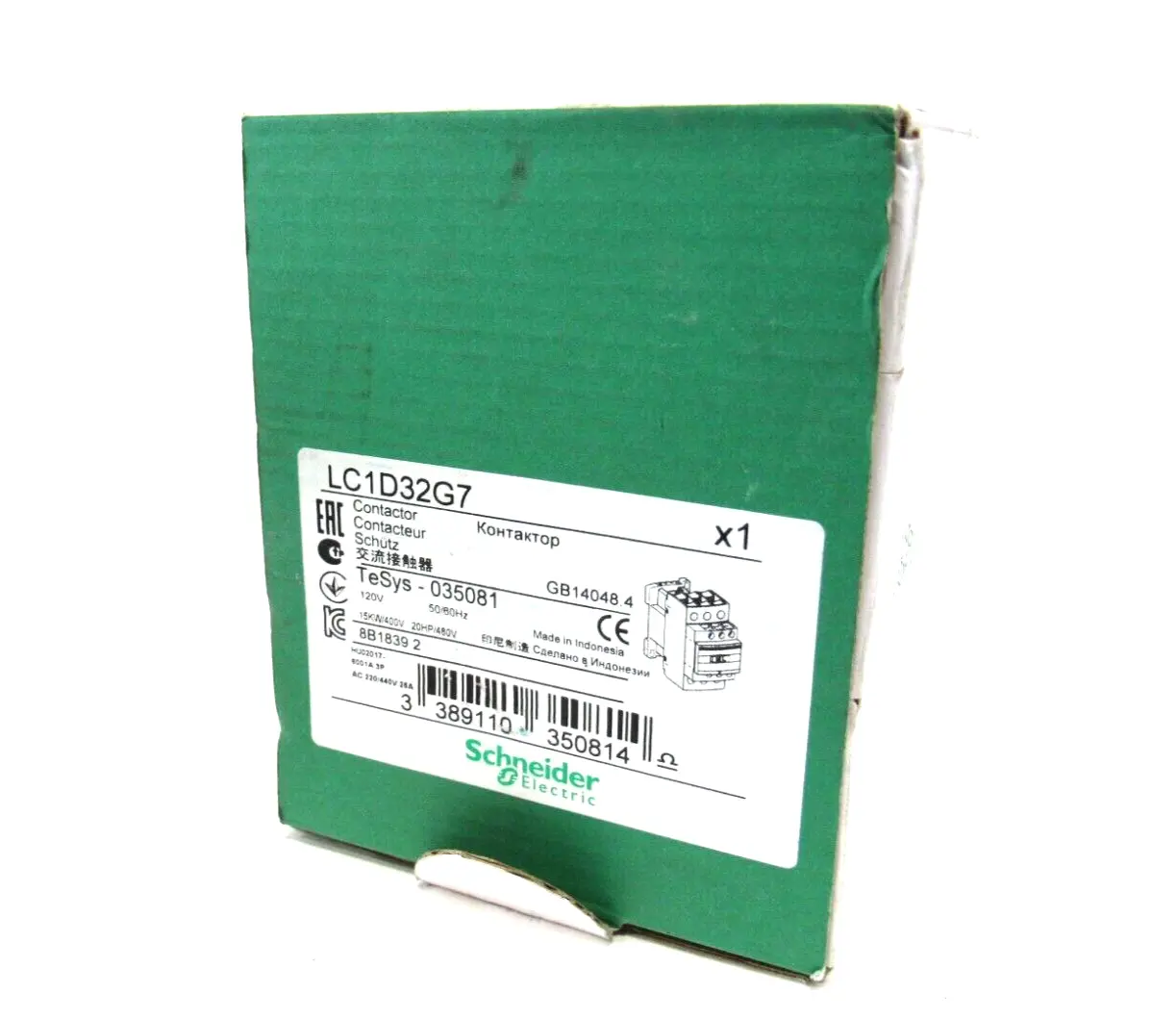 NEW SCHNEIDER ELECTRIC LC1D32G7 CONTACTOR