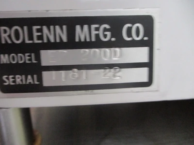 Used _UNKNOWN_ EP-200-D Heated Platen Hydraulic Press California US | TNT Industrial #1327174