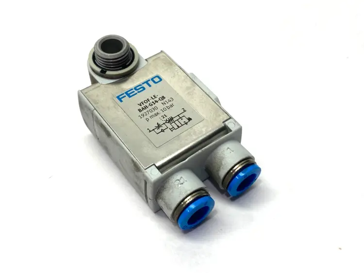 Used Festo Pneumatic One-Way Flow Control Valve 1927030 Solenoid Valves Michigan US | Maverick Industrial Sales #1390734