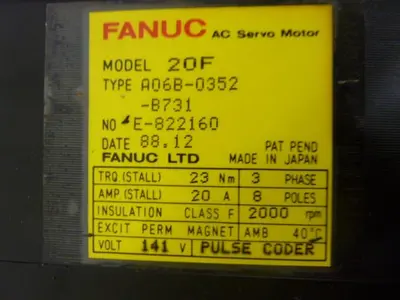 USED FANUC A06B-0352-B731
