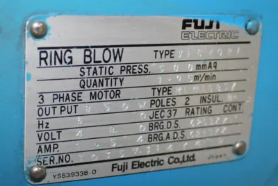 USED FUJI ELECTRIC VFC402A