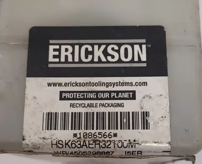 New | in-Stock ERICKSON HSK63AER32100M Misc Industrial Equipment Kentucky US | Aucto #687504