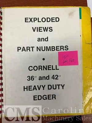 USED CORNELL 42" GANG EDGER