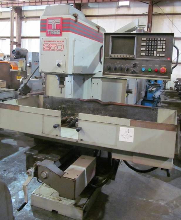 Used 1995 TREE J-250-CNC Vertical Mills Texas US | Universal Metalworking Equipment #1282228