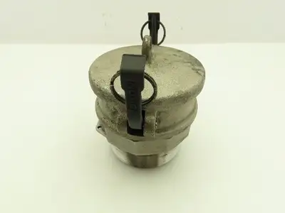 Dixon 400-F Cam & Groove Type F  4"Male Adaptor w/400 DC 4"Cam & Groove Dust Cap