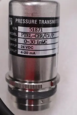 PMC PTEL-CER/CV/P 24VDC 4-20 mA PRESSURE TRANSMITTER - STOCK GF1042