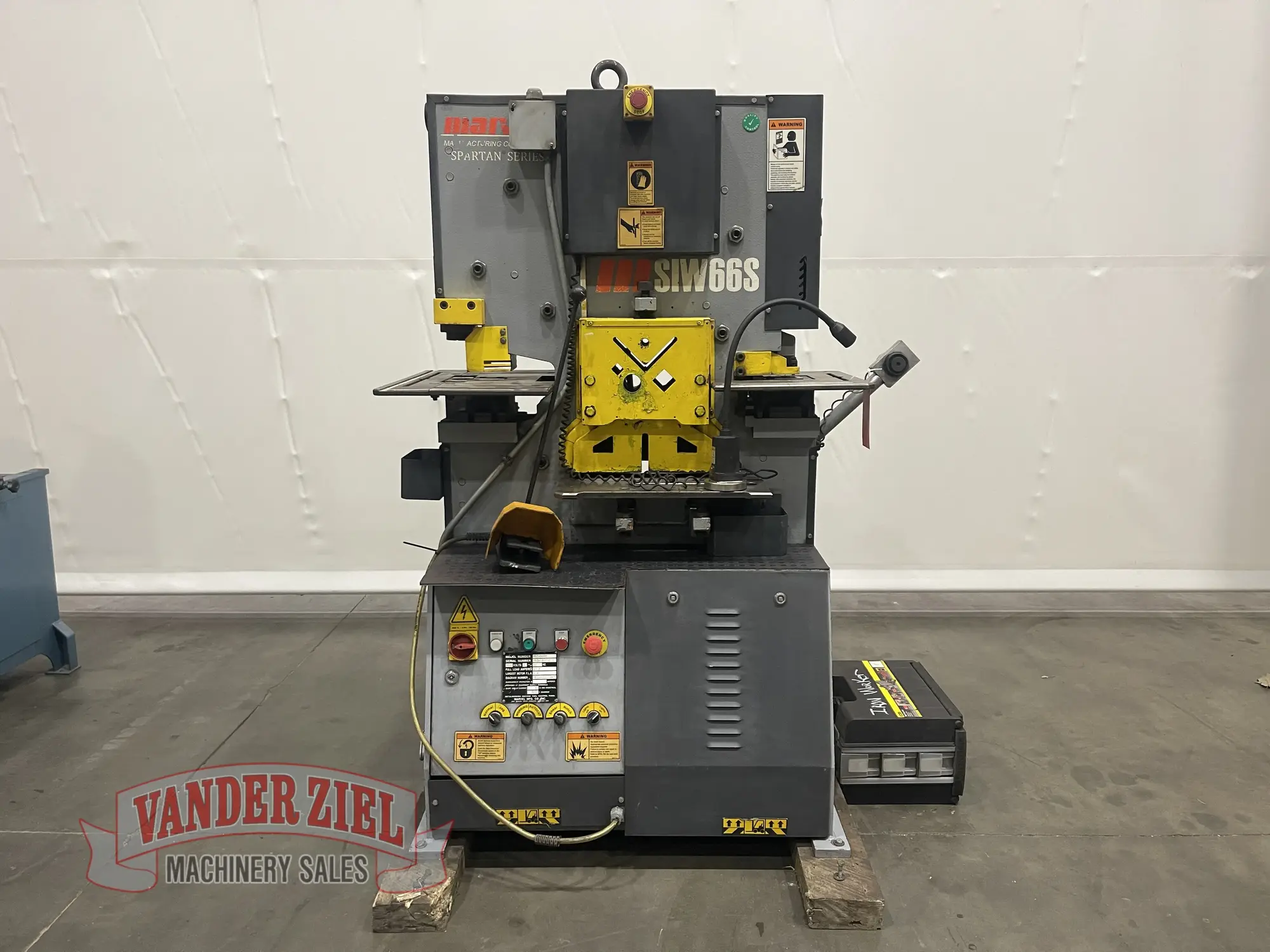 Used 2016 MARVEL MANUFACTURING MSIW66S Ironworkers Michigan US | Vander Ziel Machinery Sales #482658