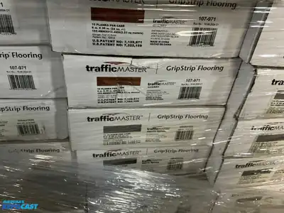 Pallet of 24 cases of Mixed Traffic Master Grip Strip Flooring