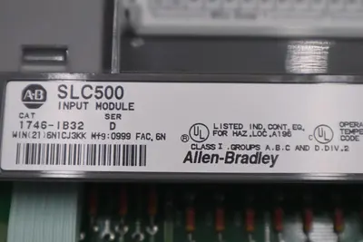 ALLEN BRADLEY 1746-IB32 SLC500 INPUT MODULE SER C STOCK #L-690C