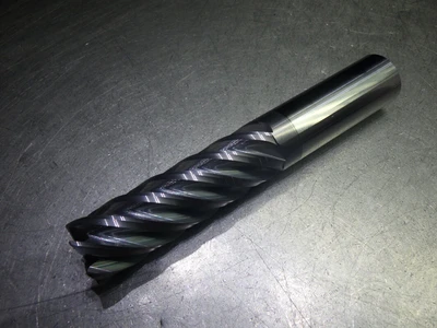 Monster 1" 6 Flute Carbide CR XL Endmill 1" Shank .03" R 292-501264 (LOC698B)