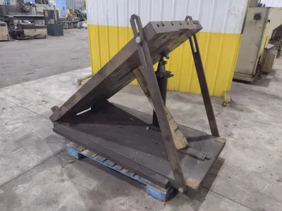 70" X 48" T-SLOTTED ADJUSTABLE ANGLE PLATE: YOBRO #24019