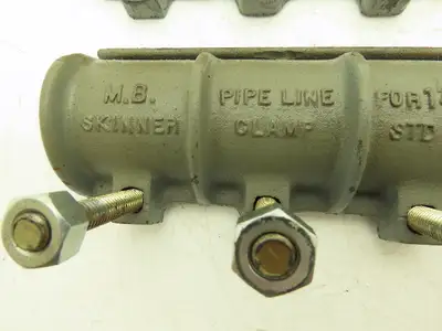 M.B. Skinner 080082 Emergency Pipe Clamp 1-1/4" Standard Pipe 8-1/2" Length