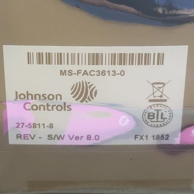 NEW Johnson Controls JOHNSON CONTROLS MS-FAC3613-0