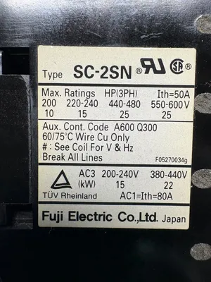 FUJI ELECTRIC SC-2SN Electrical/PLC/Automation | ESS Industrial Equipment Sales (6)