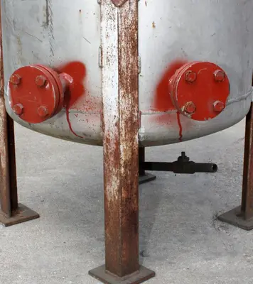 SPC7718  Tank 80 gallon vertical tank, Stainless Steel