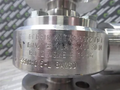 1/2" Perrin PS80H-0,5-L BA260 Series 80-M Two Way Ball Valve Class 400 Used