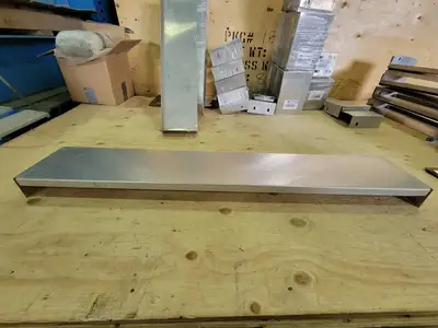 2 Hole, 2-1/4" Blind End Cable Tray