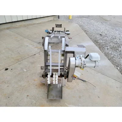 Used Smalley 11'-3" DG Vertical Bucket Lift Plastic Conveyor