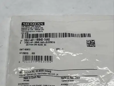 New | in-Stock SIEMENS SIEMENS 3SU1401-1BB40-1AA0 Lighting | Maverick Industrial Sales #1109520