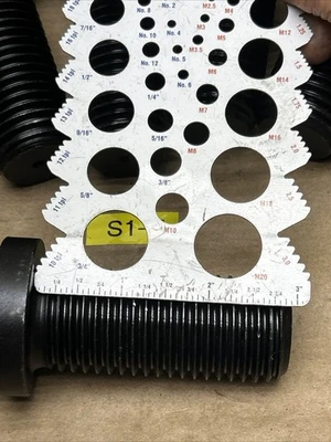 (6) EMP 170M Flanged Bolt Screw Black Alloy Steel See Photos For Size NNB