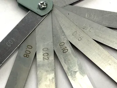 Used JINGHUA PRECISION STAINLESS STEEL GAP GAUGE MISSING 6 BLADES Thickness Gauges Michigan US | Maverick Industrial Sales #1091325